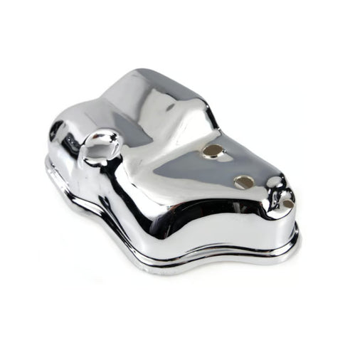 Tapa caja carburador cromada Vespa PX/TX/T5 con mezcla REPRO Parts 24911700