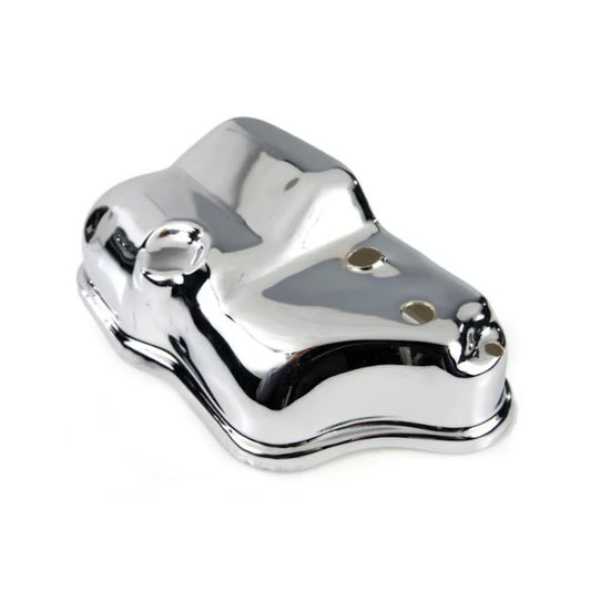Tapa caja carburador cromada Vespa PX/TX/T5 con mezcla REPRO Parts 24911700