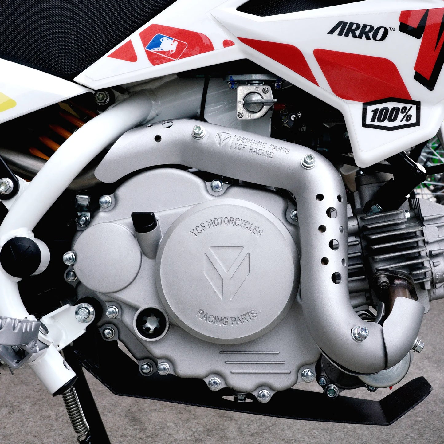 Pitbike YCF 50A Limited Edition blanca