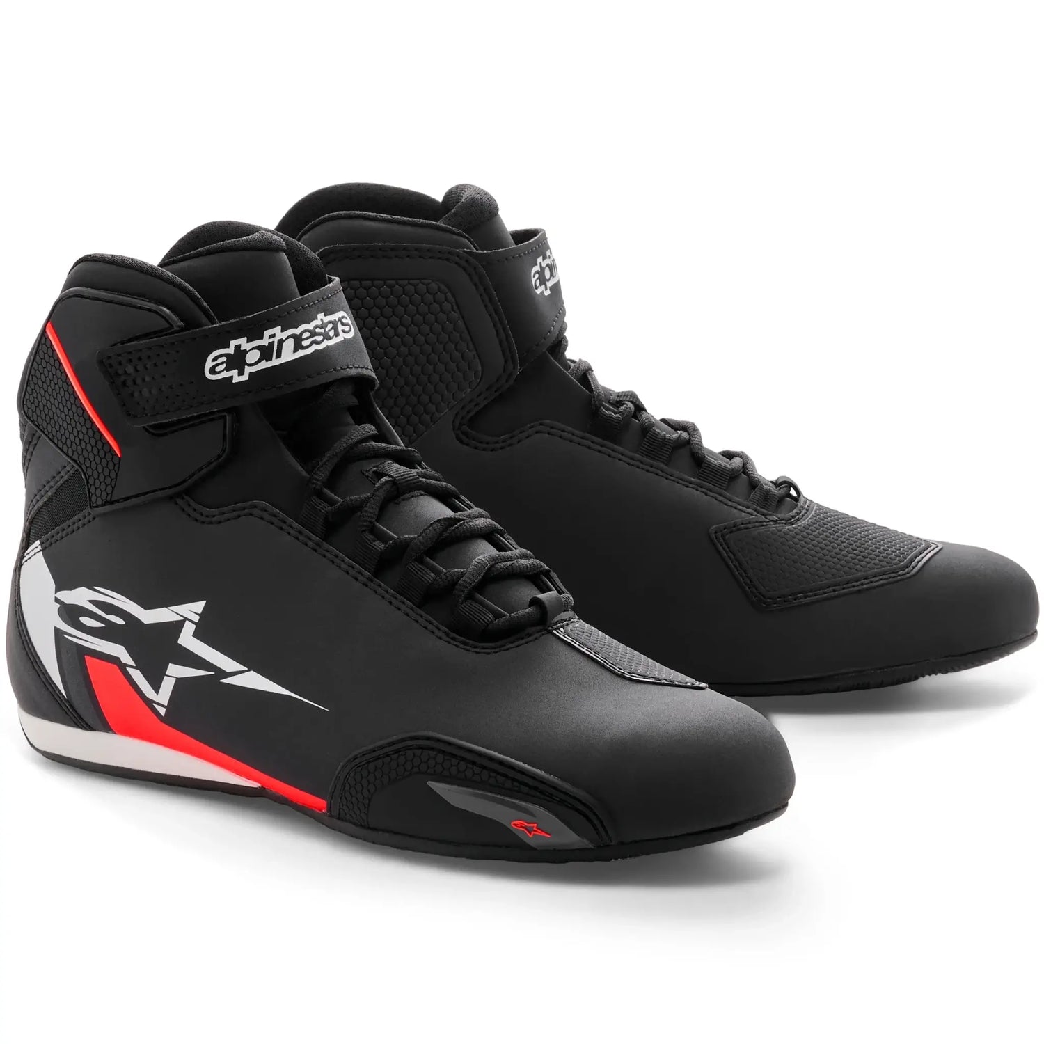 Botas Alpinestars Sektor - Negro/Blanco/Rojo