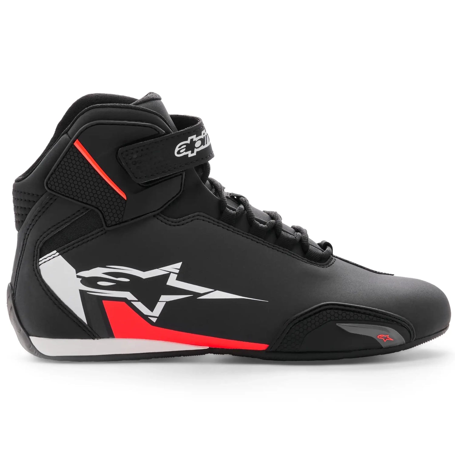 Botas Alpinestars Sektor - Negro/Blanco/Rojo