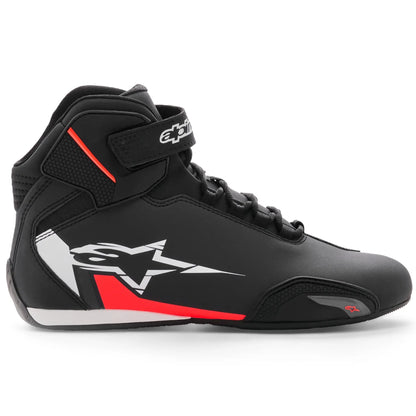 Botas Alpinestars Sektor - Negro/Blanco/Rojo