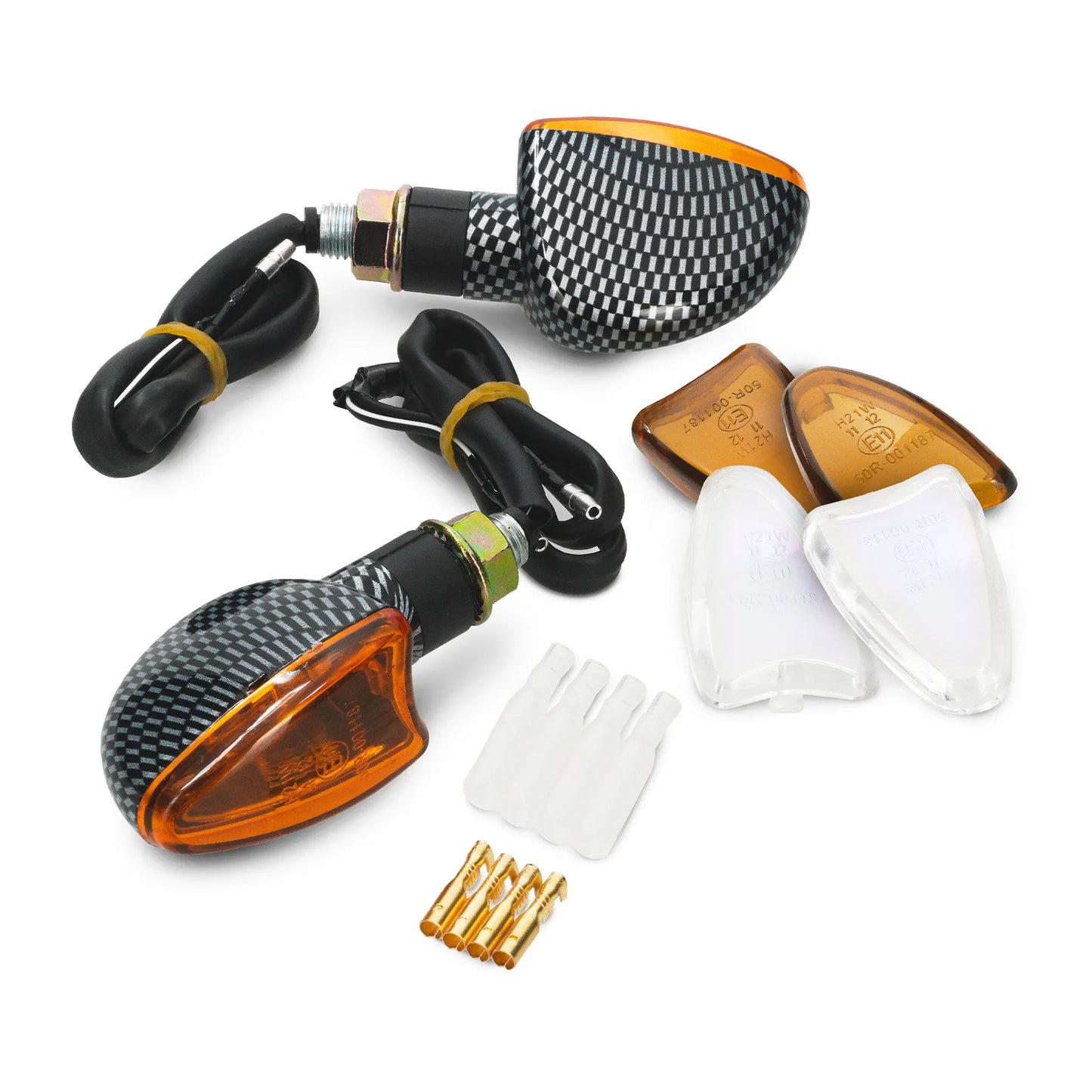 Piscas universais Puig Star efeito carbono braço curto