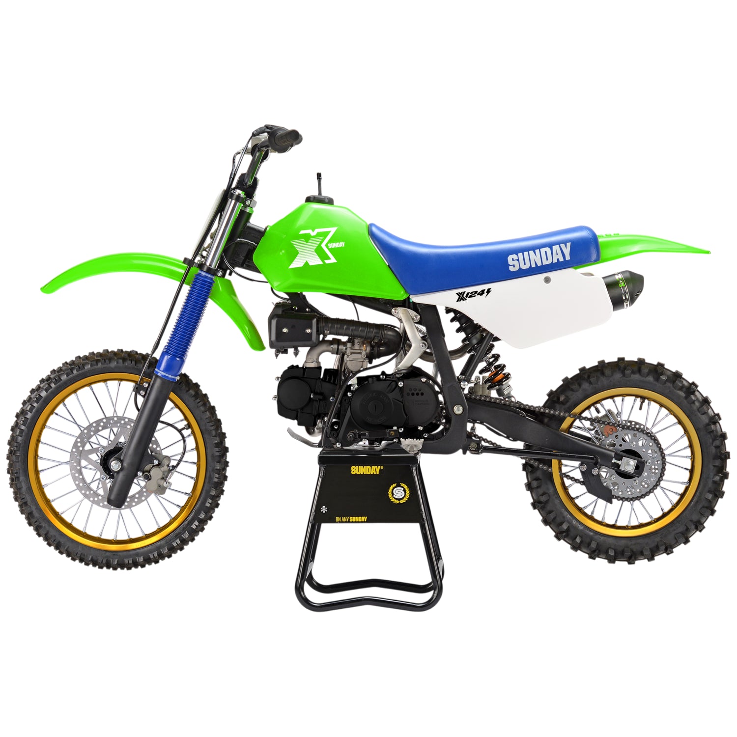 Pitbike YCF Sunday X 124 verde 2026