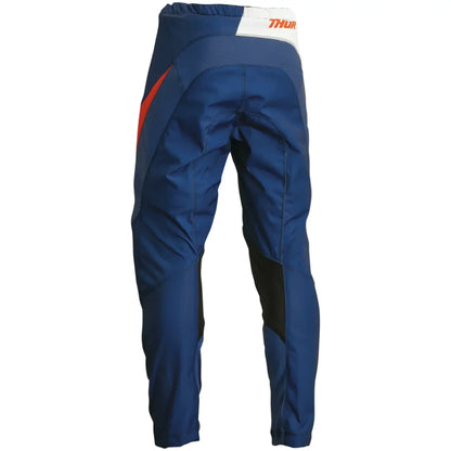 Pantalón MX Thor Youth Sector Edge - Azul/Naranja
