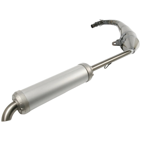 Escape GP MHR Malossi para Peugeot XR6 con cuerpo de acero y silenciador de aluminio anodizado