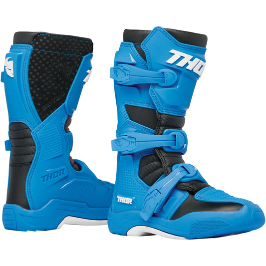 Botas MX Thor Youth Blitz XR - Negro/Azul