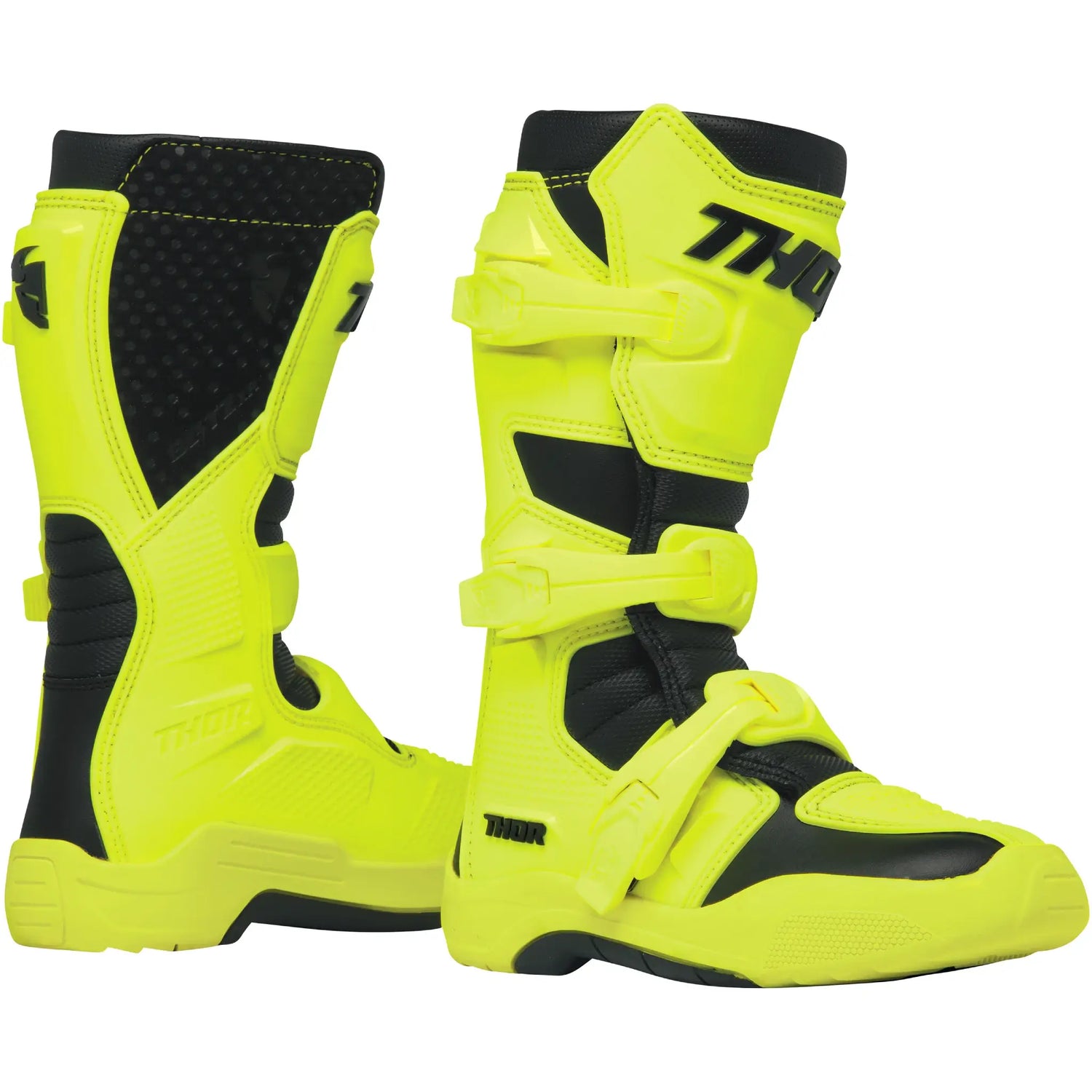 Botas MX Thor Blitz XR - Negro/Amarillo