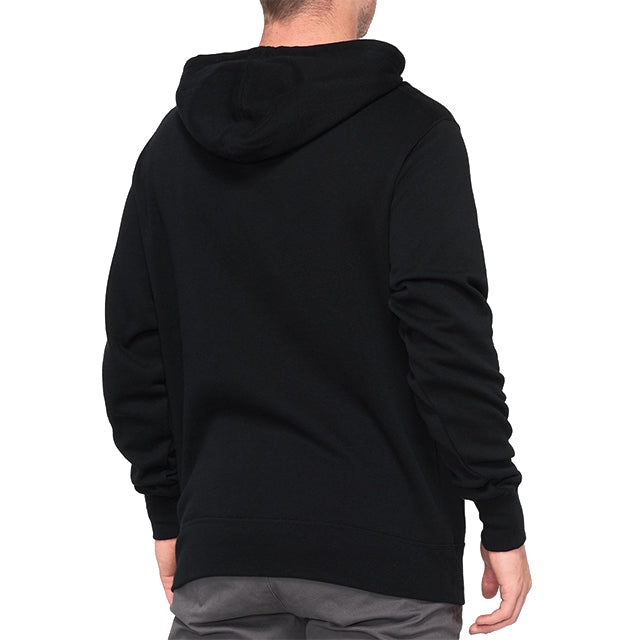 Essential 100% Sweatshirt with hood - black