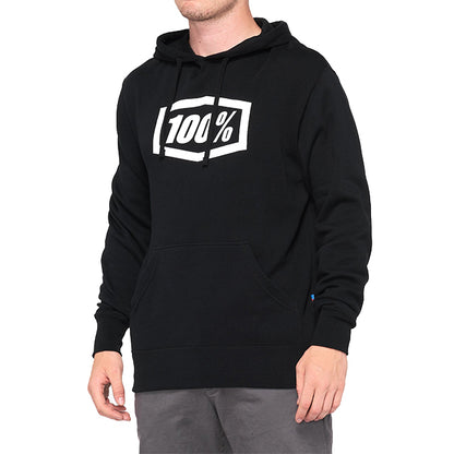 Essential 100% Sweatshirt with hood - black