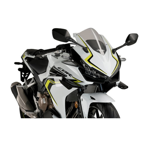 Juego de alerones laterales Honda CBR 500 R 2019 Puig Downforce negro 3614N