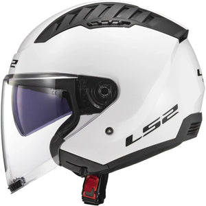 Casco LS2 OF600 Copter II Solid - Blanco Brillo