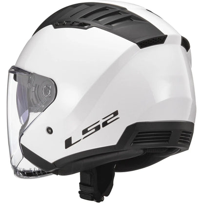 Casco LS2 OF600 Copter II Solid - Blanco Brillo