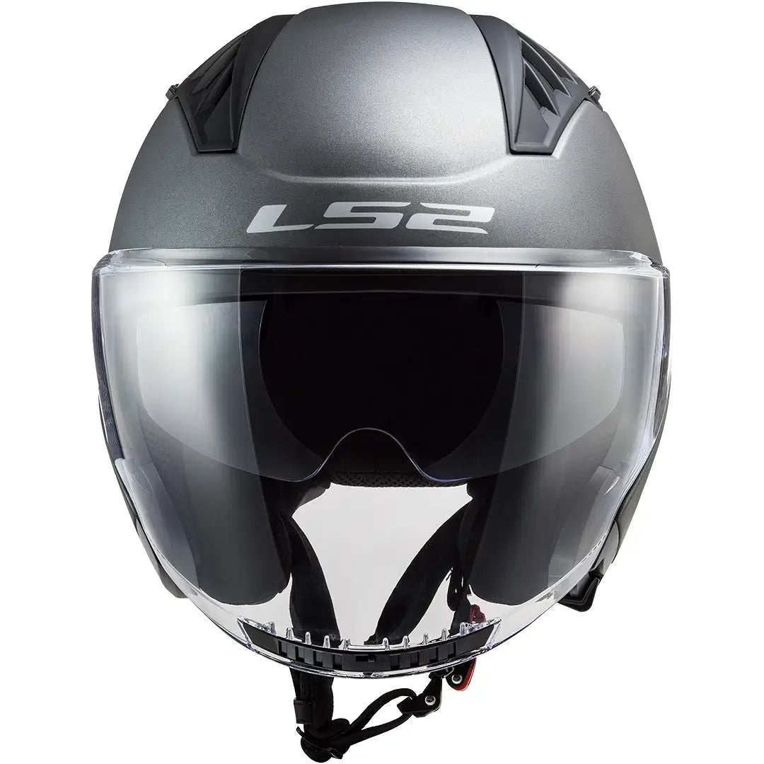 Casco LS2 OF600 Copter II Solid - Titanio Mate