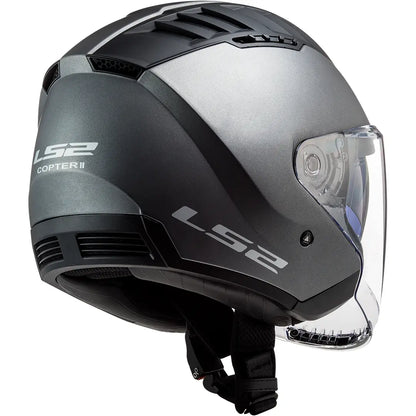 Casco LS2 OF600 Copter II Solid - Titanio Mate