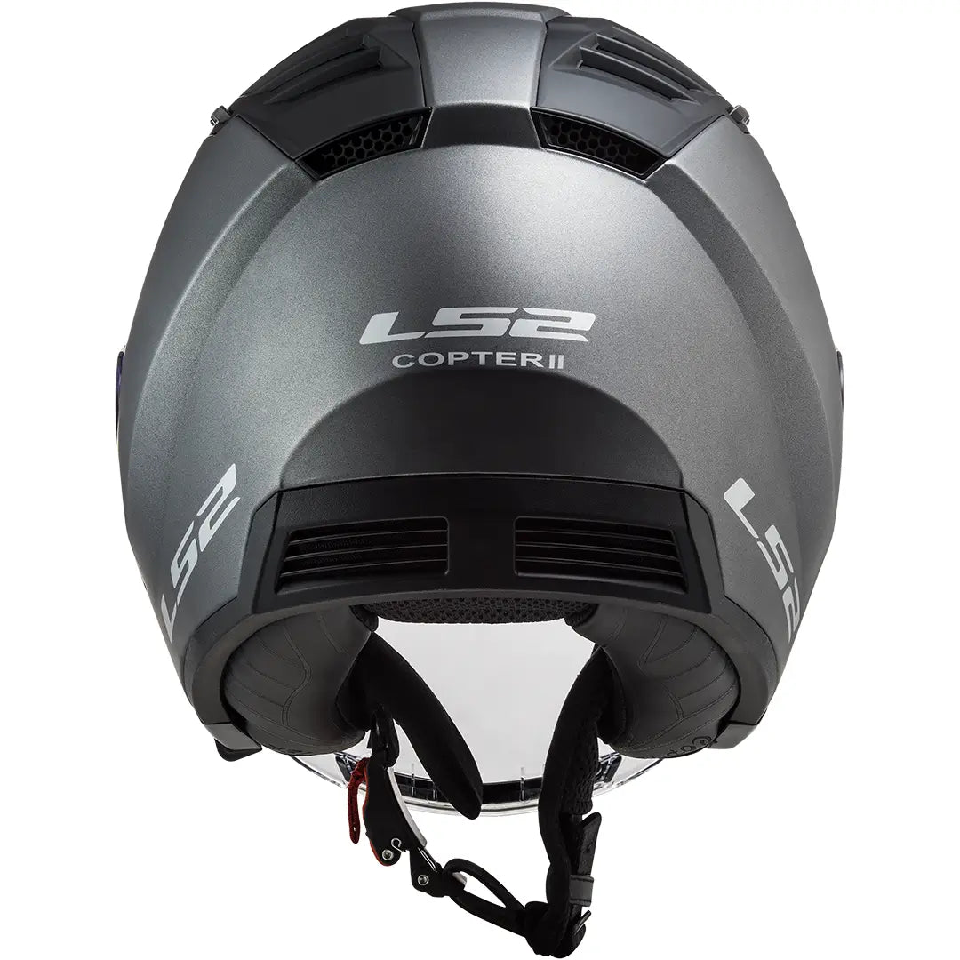 Casco LS2 OF600 Copter II Solid - Titanio Mate