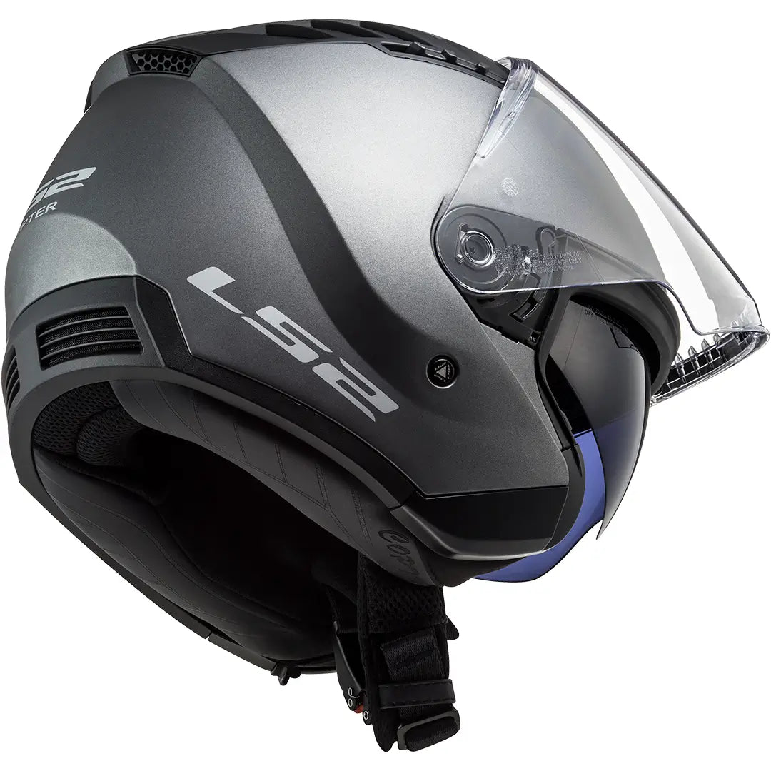 Casco LS2 OF600 Copter II Solid - Titanio Mate