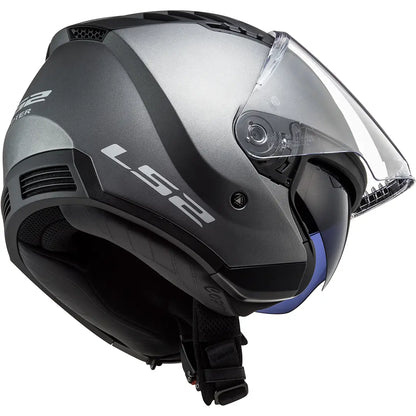 Casco LS2 OF600 Copter II Solid - Titanio Mate