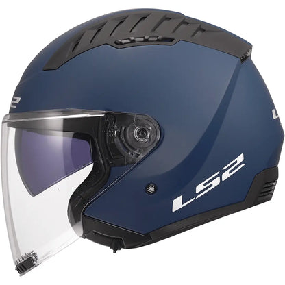 Casco LS2 OF600 Copter II Solid - Azul Marino Mate