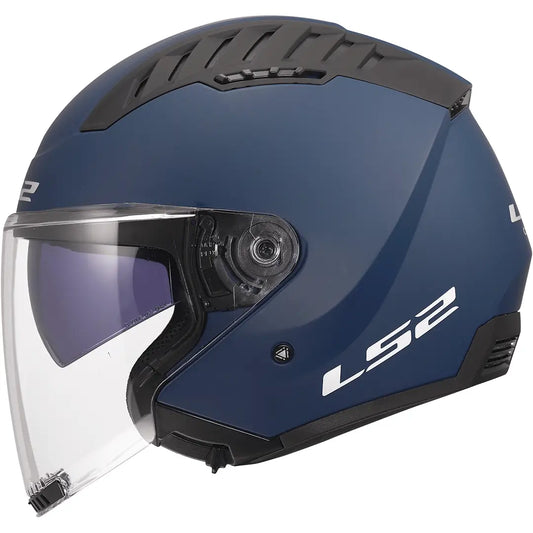 Casco LS2 OF600 Copter II Solid - Azul Marino Mate