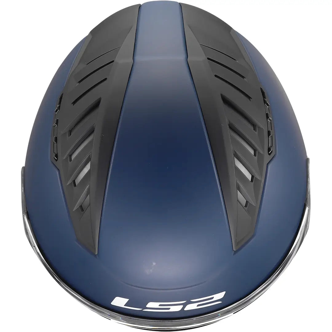 Casco LS2 OF600 Copter II Solid - Azul Marino Mate
