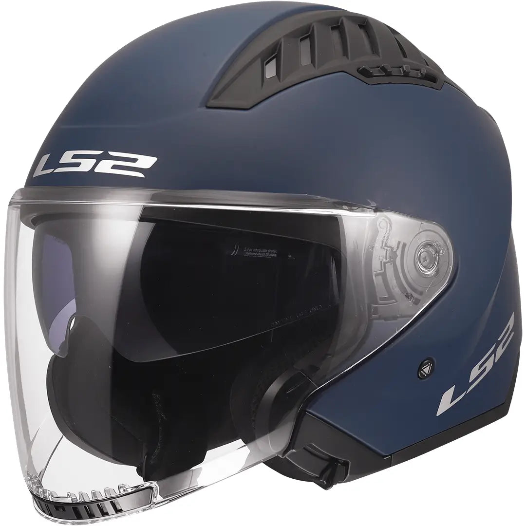 Casco LS2 OF600 Copter II Solid - Azul Marino Mate