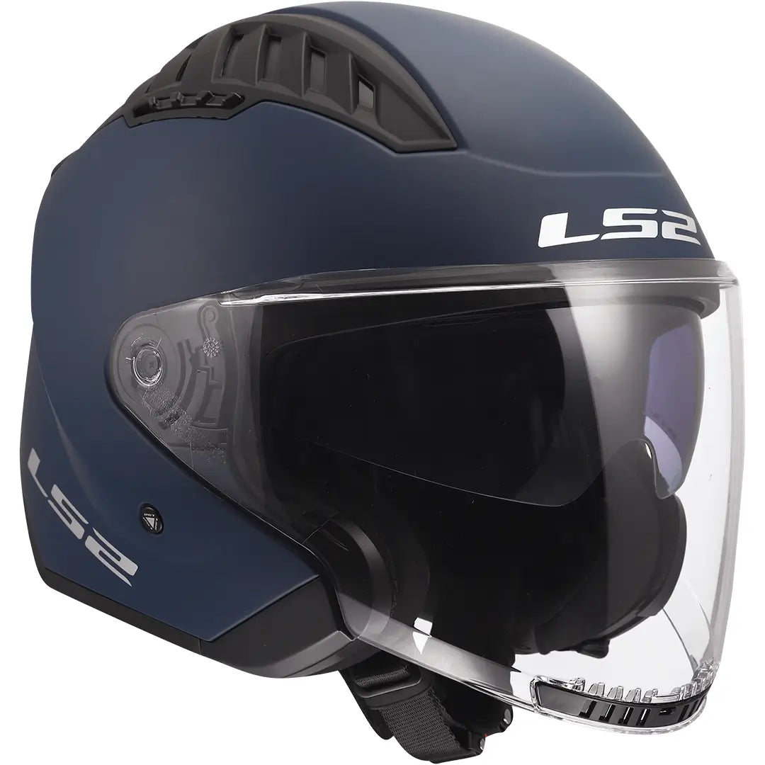 Casco LS2 OF600 Copter II Solid - Azul Marino Mate