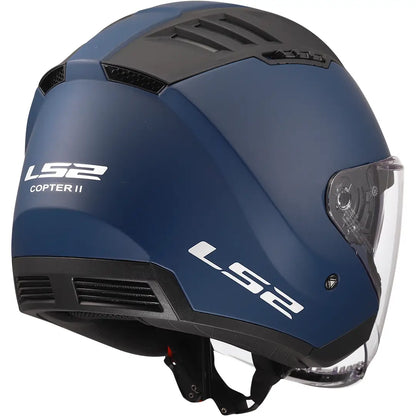Casco LS2 OF600 Copter II Solid - Azul Marino Mate
