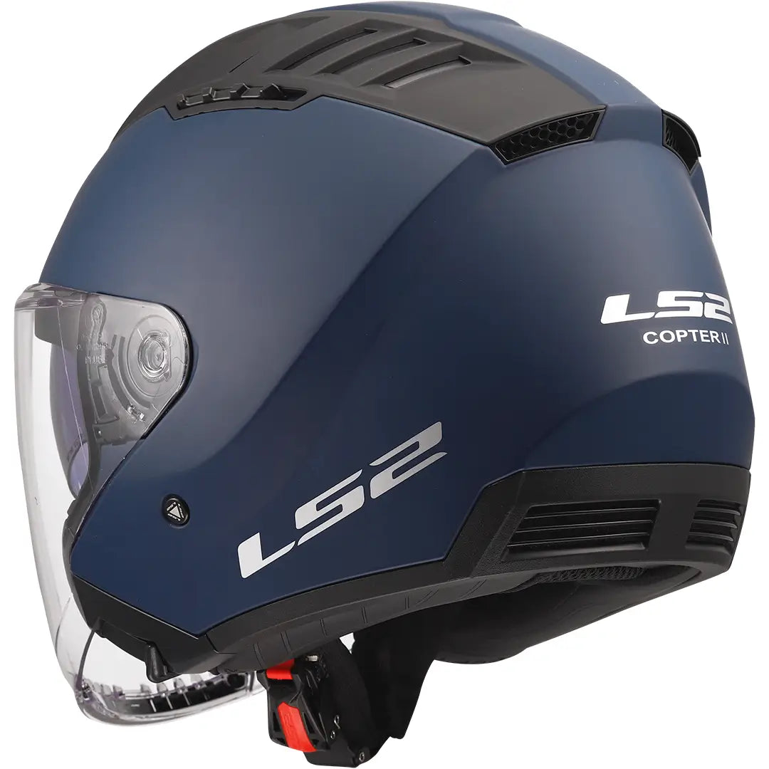 Casco LS2 OF600 Copter II Solid - Azul Marino Mate