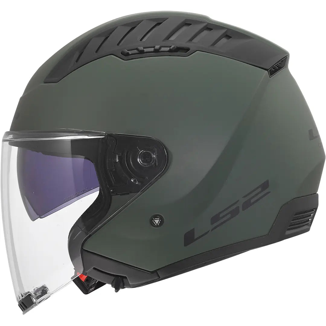 Casco LS2 OF600 Copter II Solid - Verde Mate