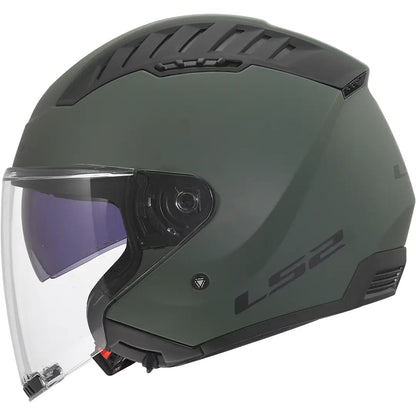Casco LS2 OF600 Copter II Solid - Verde Mate