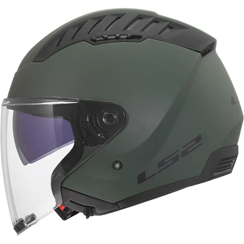 Casco LS2 OF600 Copter II Solid - Verde Mate