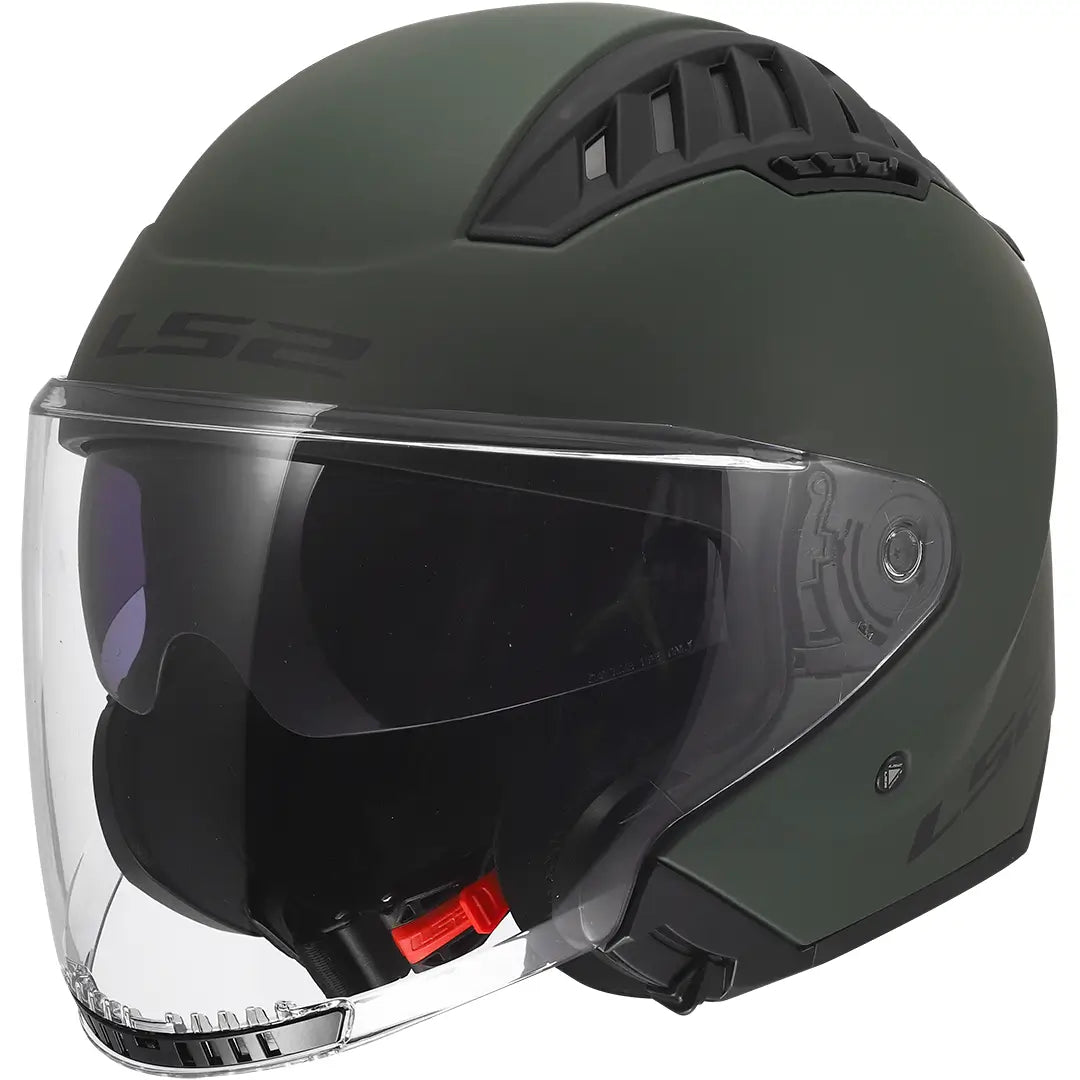 Casco LS2 OF600 Copter II Solid - Verde Mate