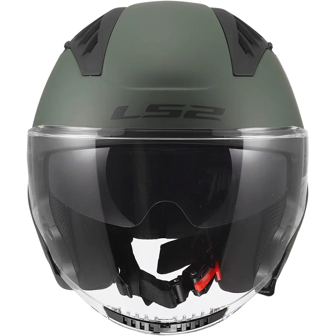 Casco LS2 OF600 Copter II Solid - Verde Mate