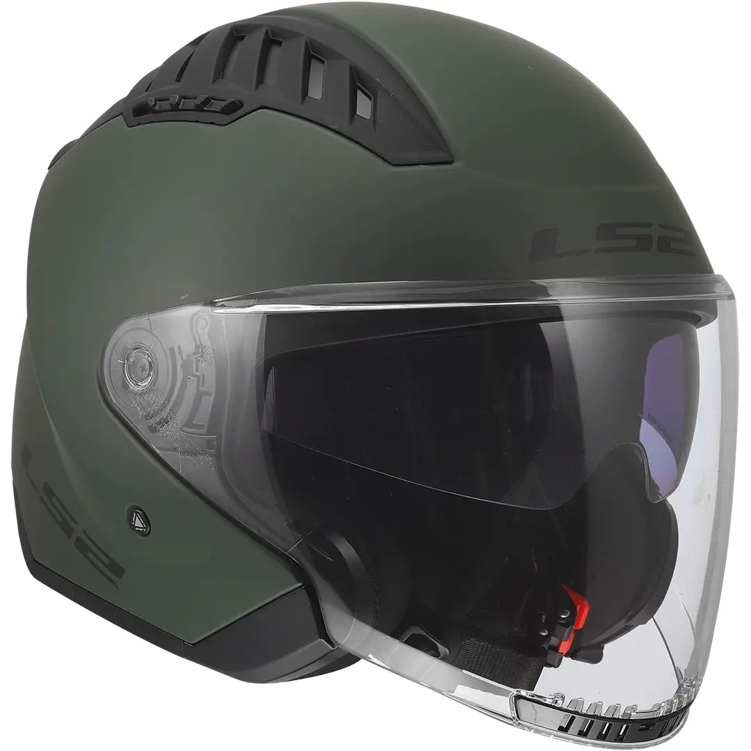 Casco LS2 OF600 Copter II Solid - Verde Mate