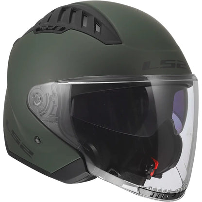 Casco LS2 OF600 Copter II Solid - Verde Mate