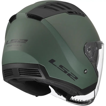 Casco LS2 OF600 Copter II Solid - Verde Mate