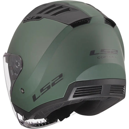 Casco LS2 OF600 Copter II Solid - Verde Mate