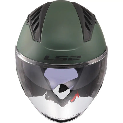 Casco LS2 OF600 Copter II Solid - Verde Mate