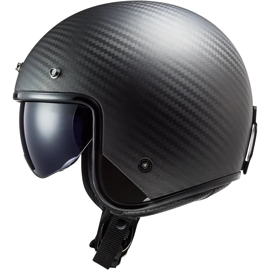 Casco LS2 OF601 Bob II Carbon - Carbono Mate