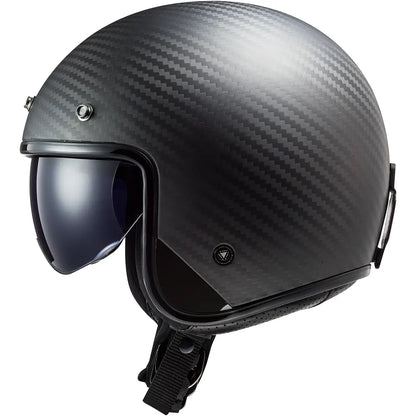 Casco LS2 OF601 Bob II Carbon - Carbono Mate