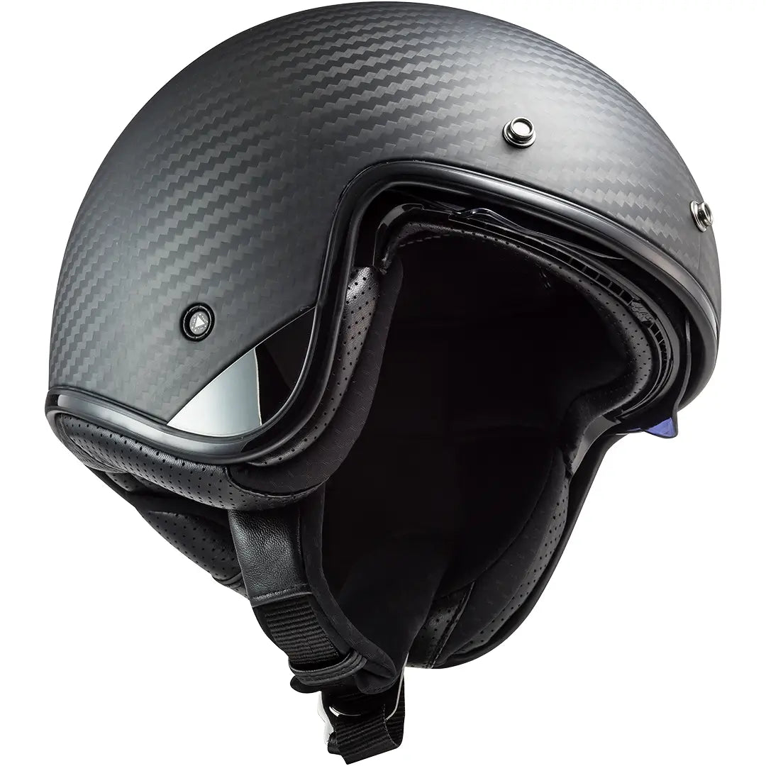 Casco LS2 OF601 Bob II Carbon - Carbono Mate