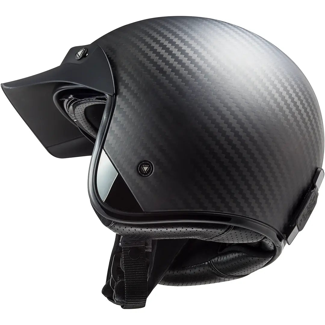 Casco LS2 OF601 Bob II Carbon - Carbono Mate