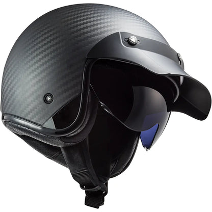 Casco LS2 OF601 Bob II Carbon - Carbono Mate
