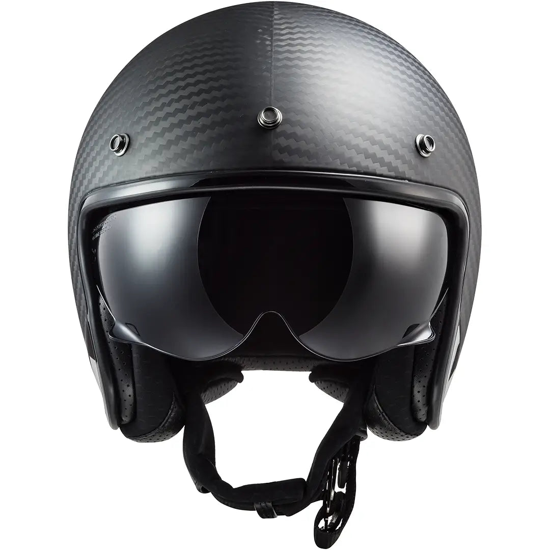 Casco LS2 OF601 Bob II Carbon - Carbono Mate