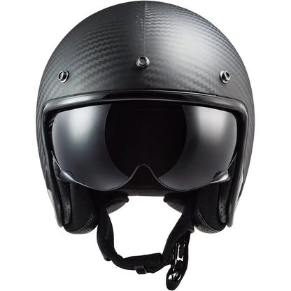 Casco LS2 OF601 Bob II Carbon - Carbono Mate