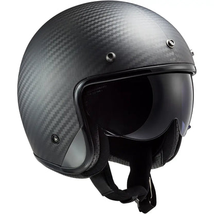Casco LS2 OF601 Bob II Carbon - Carbono Mate