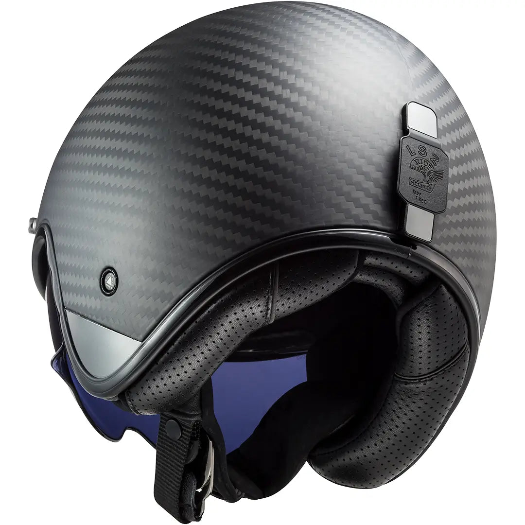 Casco LS2 OF601 Bob II Carbon - Carbono Mate