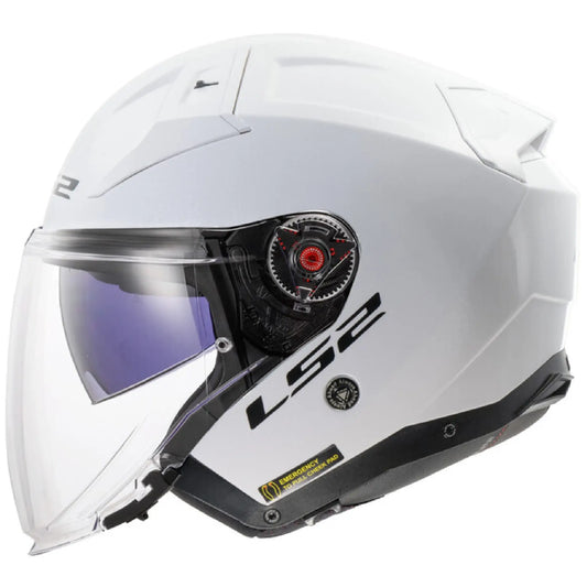 Casco LS2 OF603 Infinity II Solid - Blanco Brillo