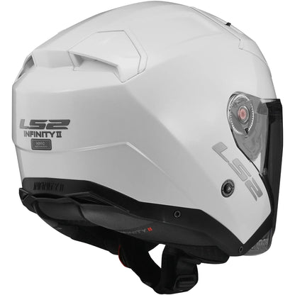 Casco LS2 OF603 Infinity II Solid - Blanco Brillo